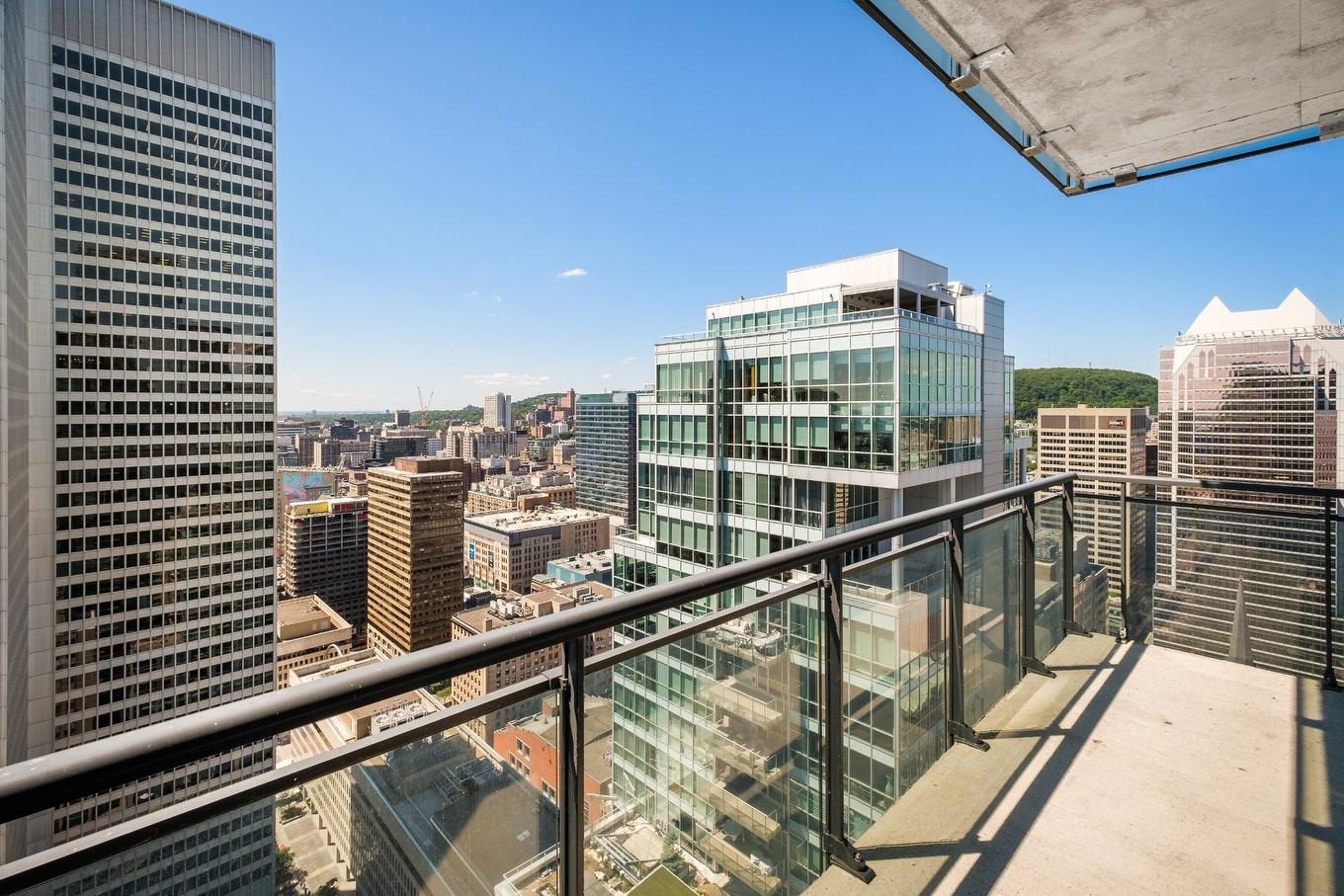 Balcony - 3802-1188 Av. Union, Montréal (Ville-Marie), QC - Outdoor With View