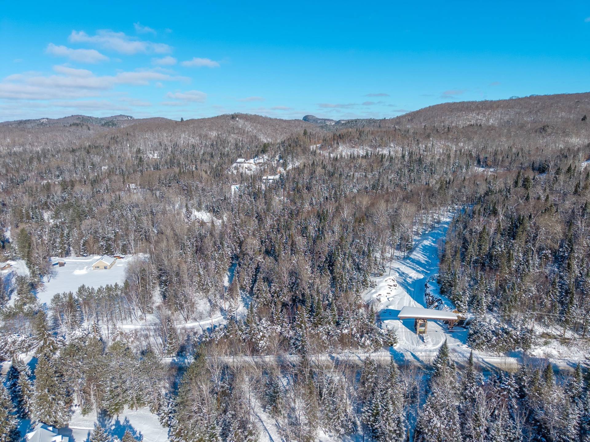 Aerial View - Ch. De La Station, La Conception, QC