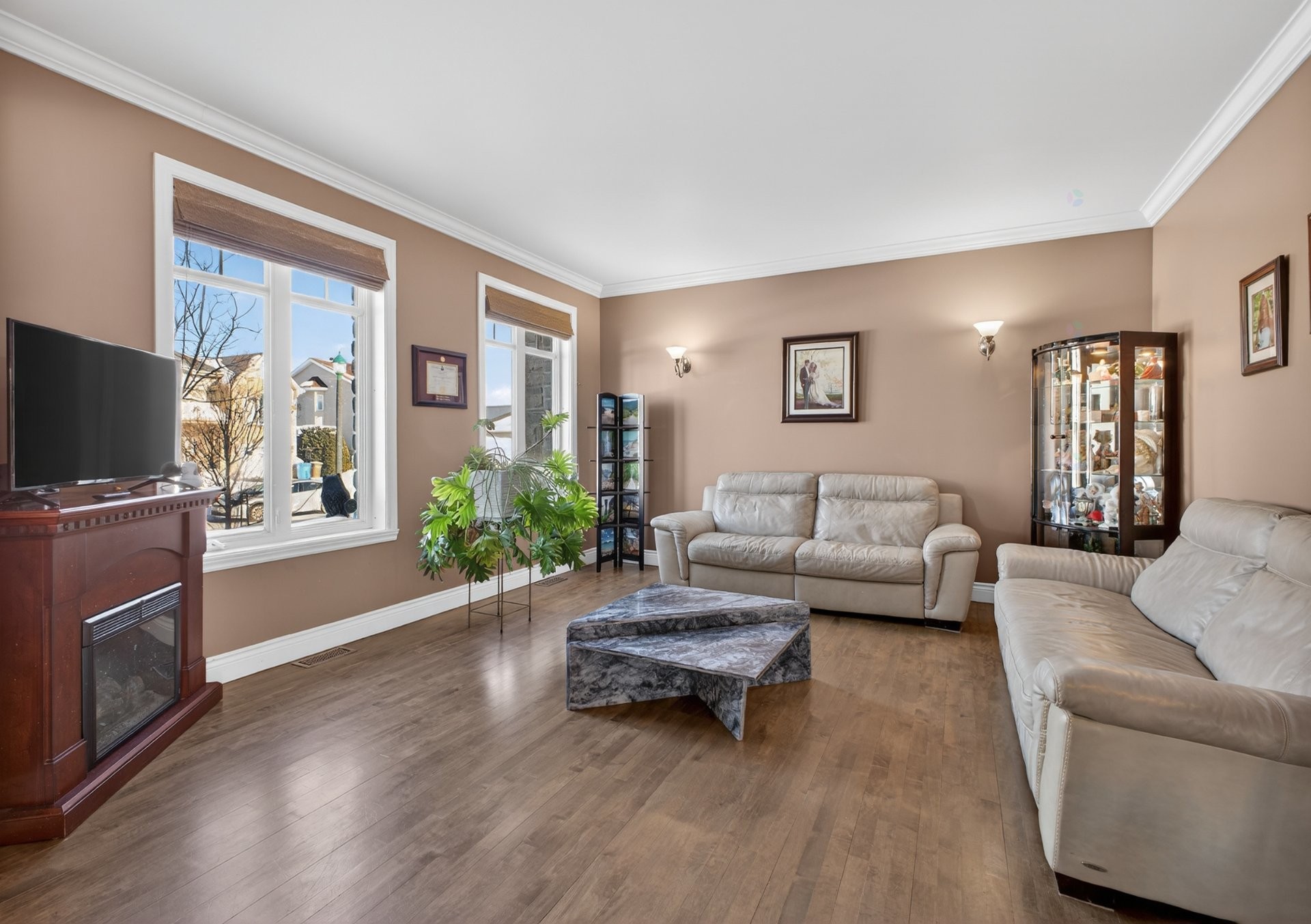 Salon - 107 Rue Thibert, Saint-Constant, QC - Indoor Photo Showing Living Room