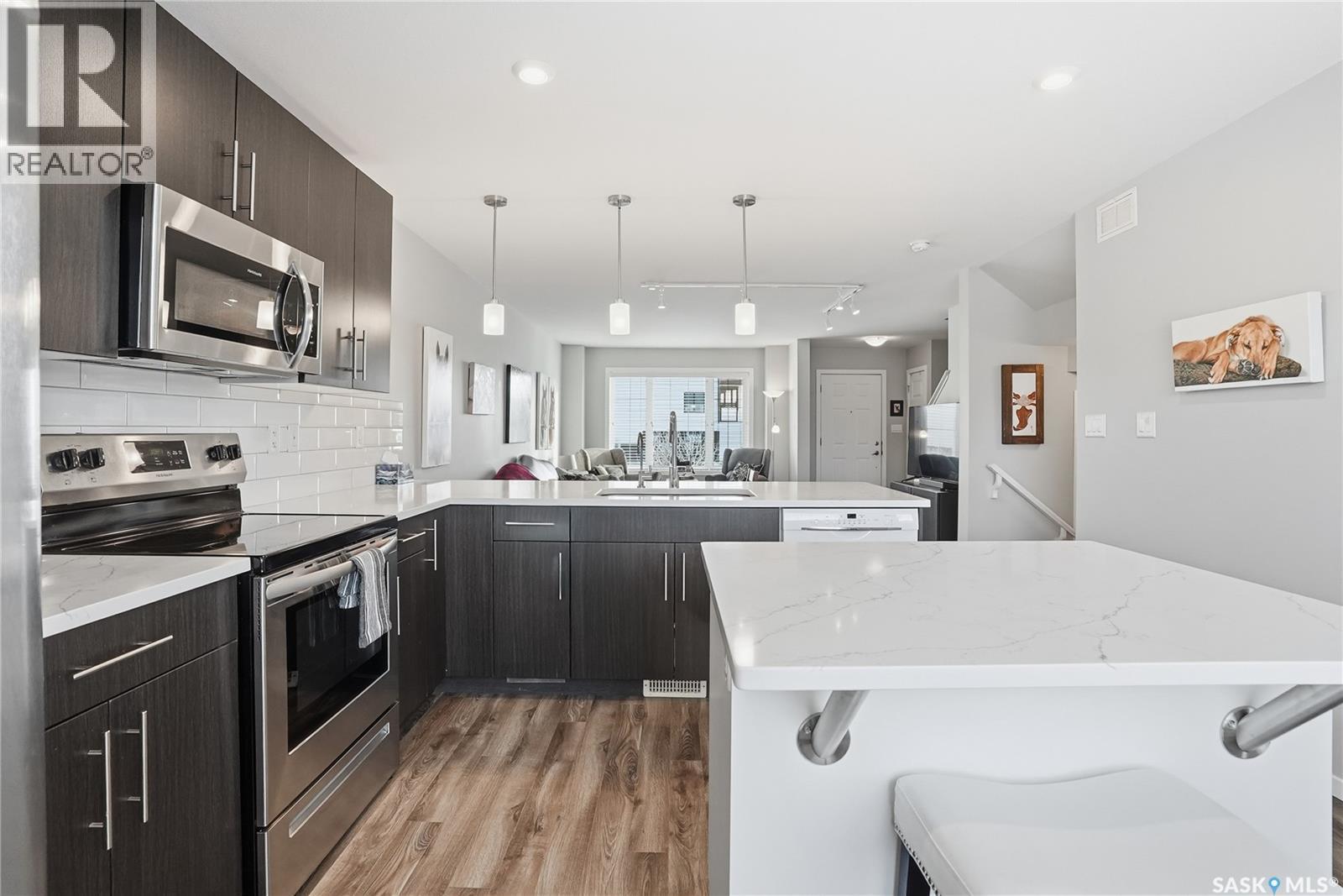 4126 Brighton Circle, Saskatoon, SK - Indoor Photo Showing Kitchen With Upgraded Kitchen
