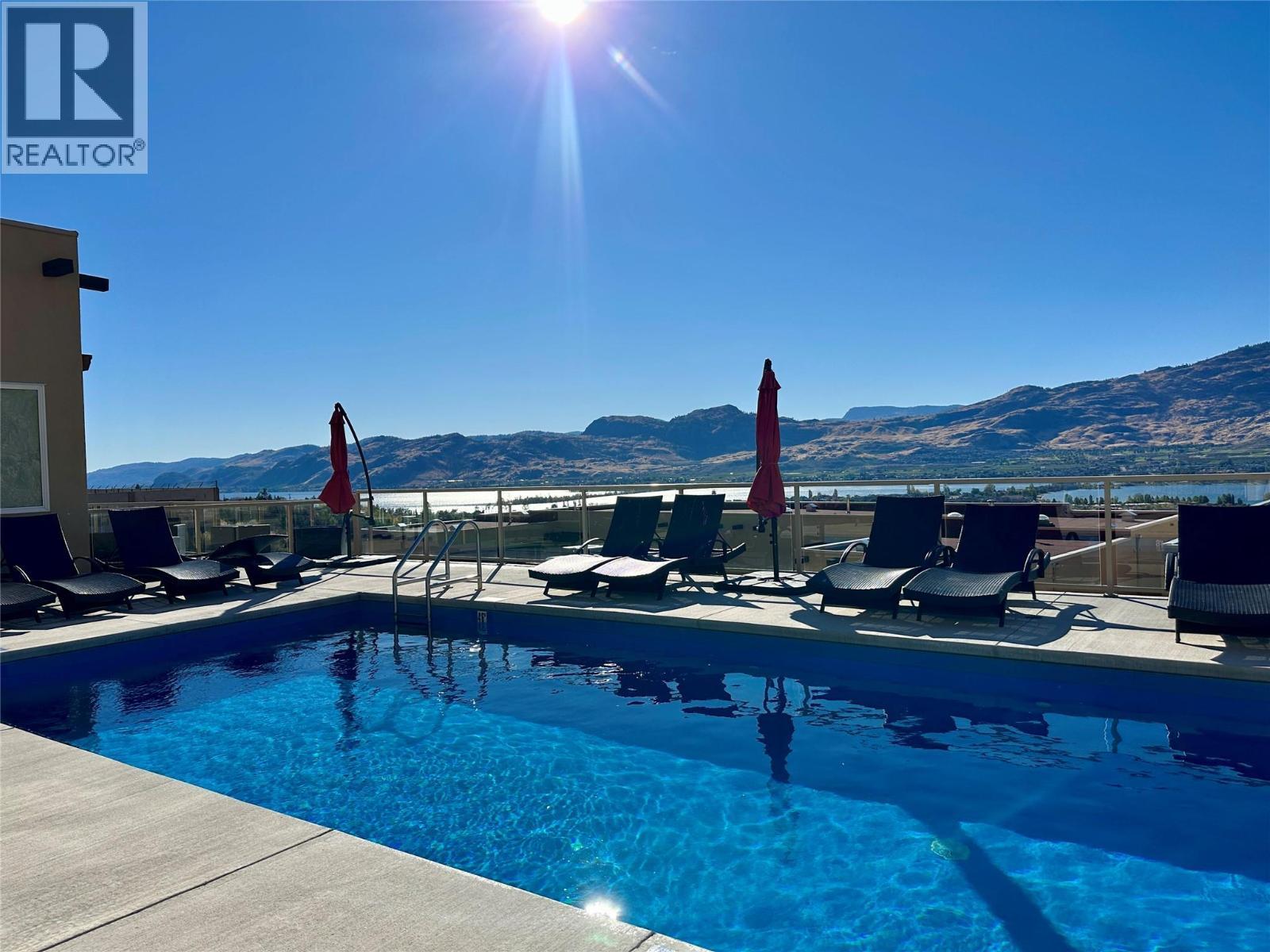 2000 Valleyview Drive Unit# 33, Osoyoos, BC - Outdoor With In Ground Pool With View