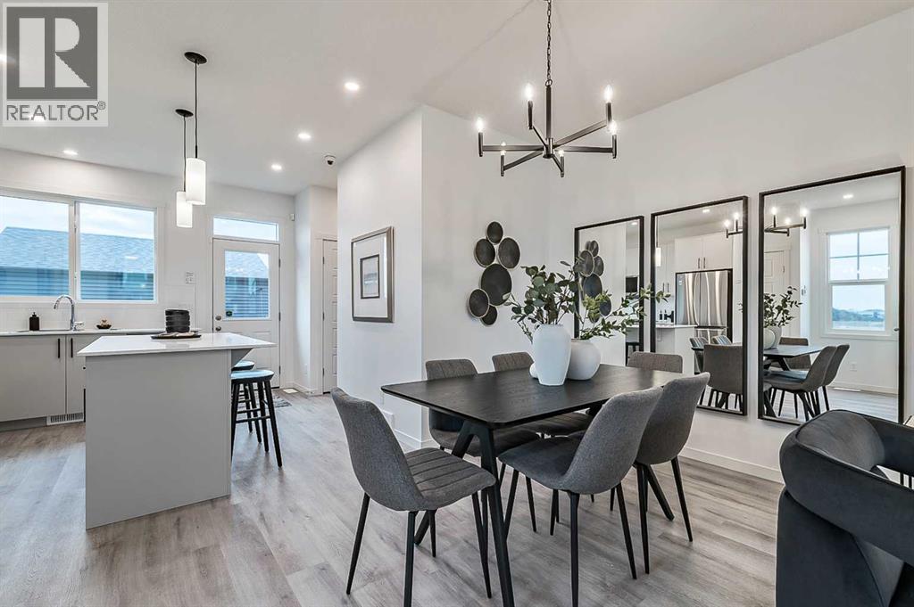 203 Annette Landing, Calgary, AB - Indoor Photo Showing Dining Room