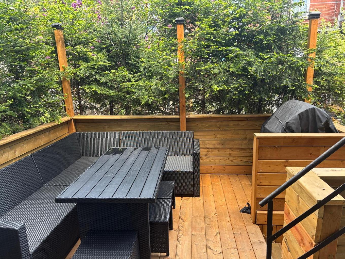 Patio - 7823 Rue St-Dominique, Montréal (Villeray/Saint-Michel/Parc-Extension), QC - Outdoor With Exterior