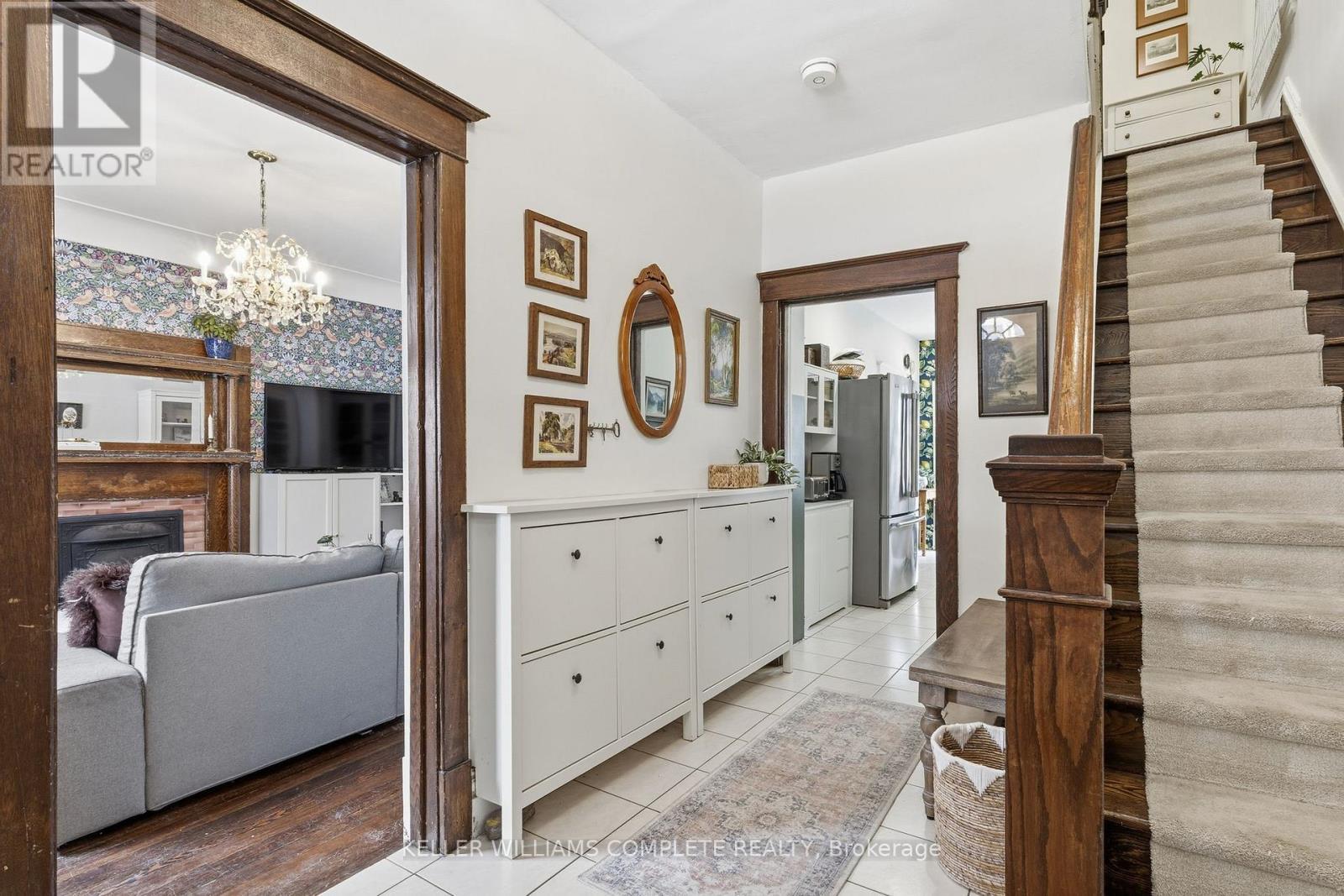 75 Dundurn Street N, Hamilton, ON - Indoor Photo Showing Other Room With Fireplace