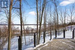 View of the The Ottawa River from the deck -