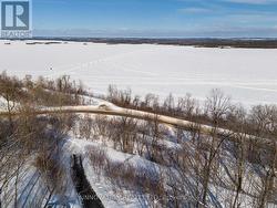Aerial view of The Ottawa River -
