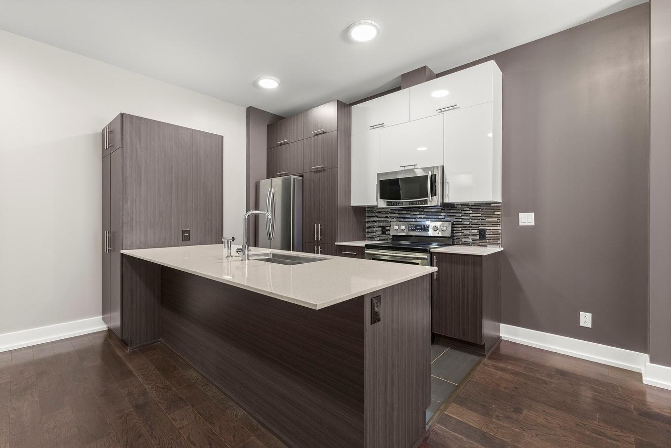 Kitchen - 203-440 19E Avenue, Montréal (Lachine), QC - Indoor Photo Showing Kitchen With Upgraded Kitchen
