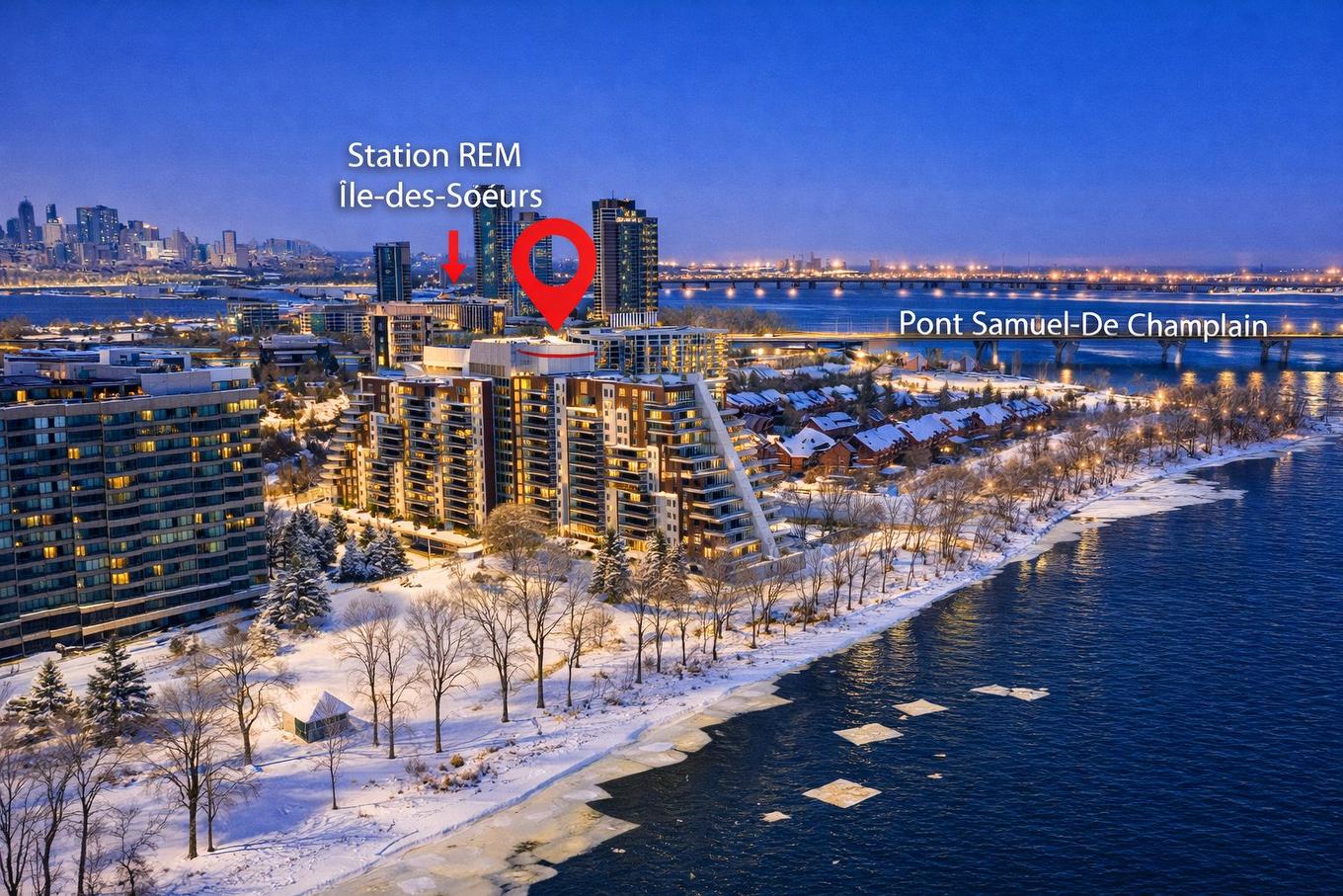 Overall view - 206-30 Rue Berlioz, Montréal (Verdun/Île-Des-Soeurs), QC - Outdoor With View