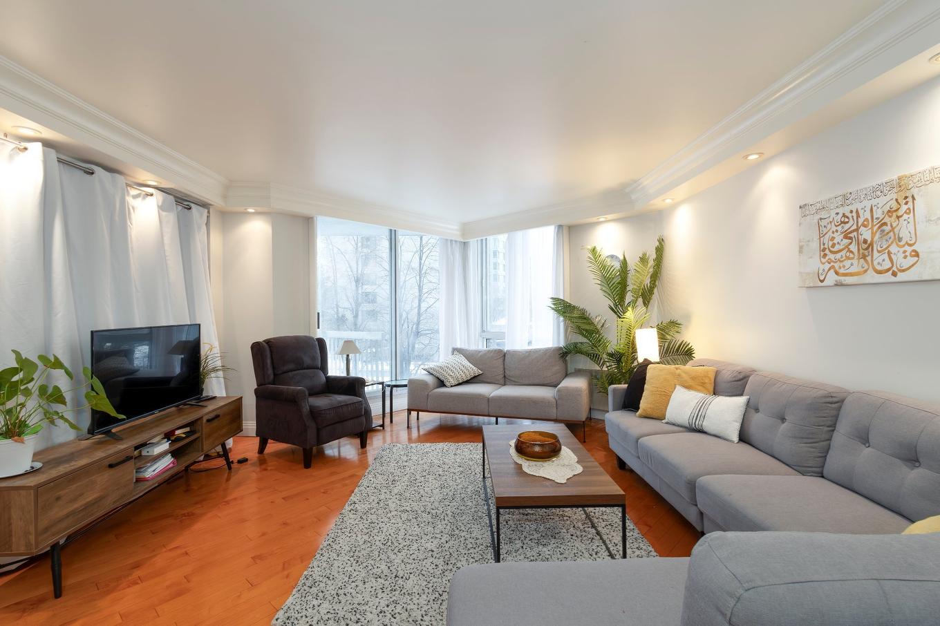 Living room - 206-30 Rue Berlioz, Montréal (Verdun/Île-Des-Soeurs), QC - Indoor Photo Showing Living Room