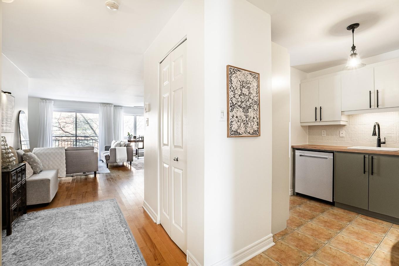 Corridor - 301-2060 Av. Aird, Montréal (Mercier/Hochelaga-Maisonneuve), QC - Indoor Photo Showing Kitchen
