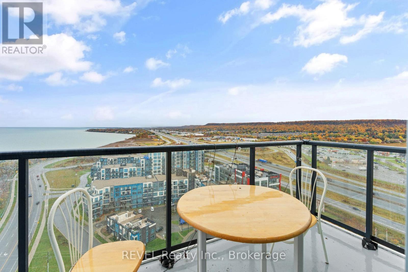 1907 - 385 Winston Road, Grimsby (Grimsby Beach), ON - Outdoor With Balcony With View