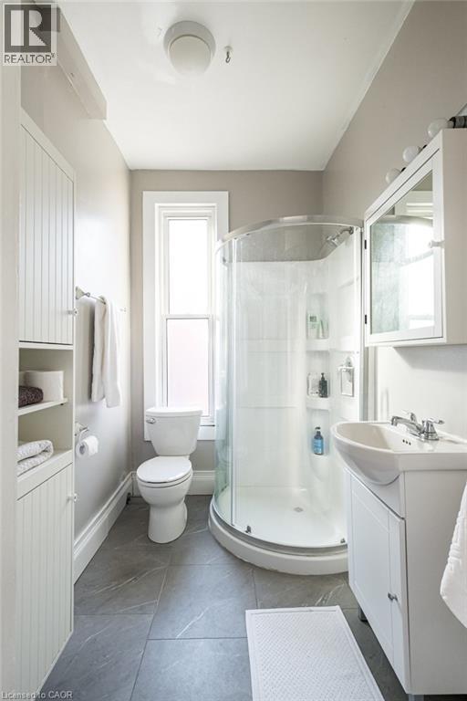 Updated 3 pc. bath. - 270 Queen Street S Unit# 2, Hamilton, ON - Indoor Photo Showing Bathroom