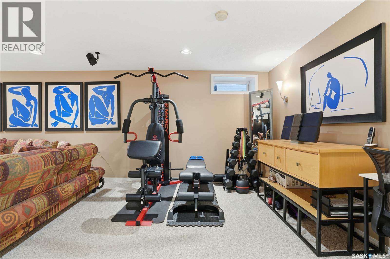 2804 St Andrews Road, Regina, SK - Indoor Photo Showing Gym Room
