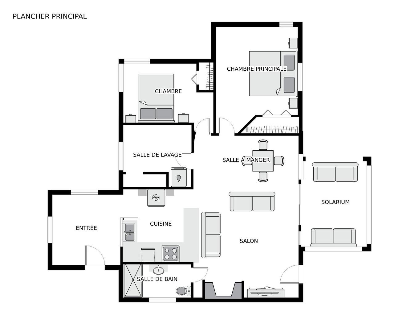 Plan (croquis) - 14 60E Avenue, Saint-Hippolyte, QC - Other