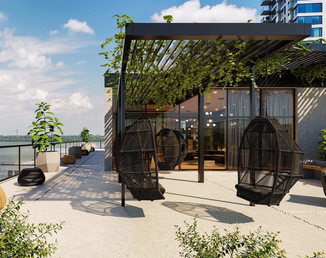 Terrasse - 413-112 Ch. De La Pointe-Nord, Montréal (Verdun/Île-Des-Soeurs), QC - Outdoor