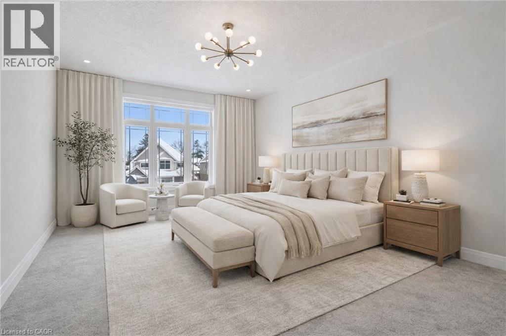 Virtually Staged - 163 Redtail Street, Kitchener, ON - Indoor Photo Showing Bedroom