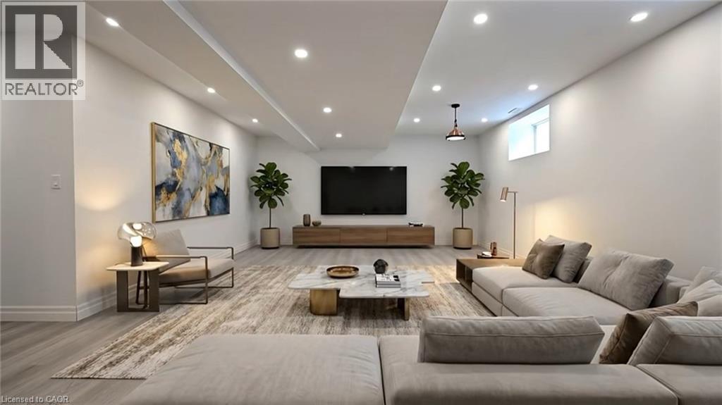 Virtually Staged - 163 Redtail Street, Kitchener, ON - Indoor Photo Showing Living Room
