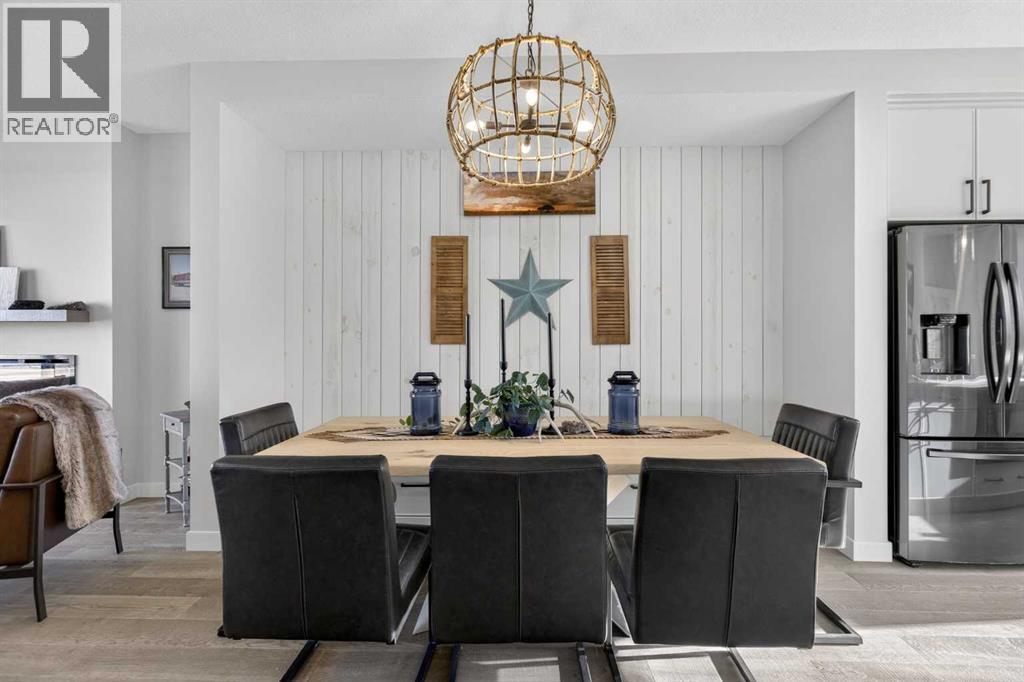 Dining - 35 Wolf Hollow Park Se, Calgary, AB - Indoor Photo Showing Dining Room