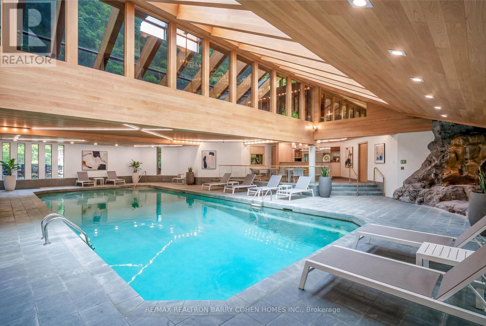 Virtually Staged - 20 Woodsend Crescent, Aurora, ON - Indoor Photo Showing Other Room With In Ground Pool