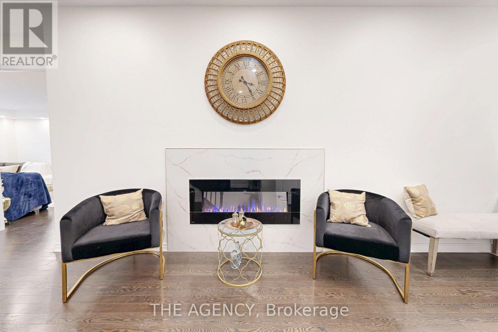 229 Andrews Trail, Milton, ON - Indoor Photo Showing Living Room With Fireplace