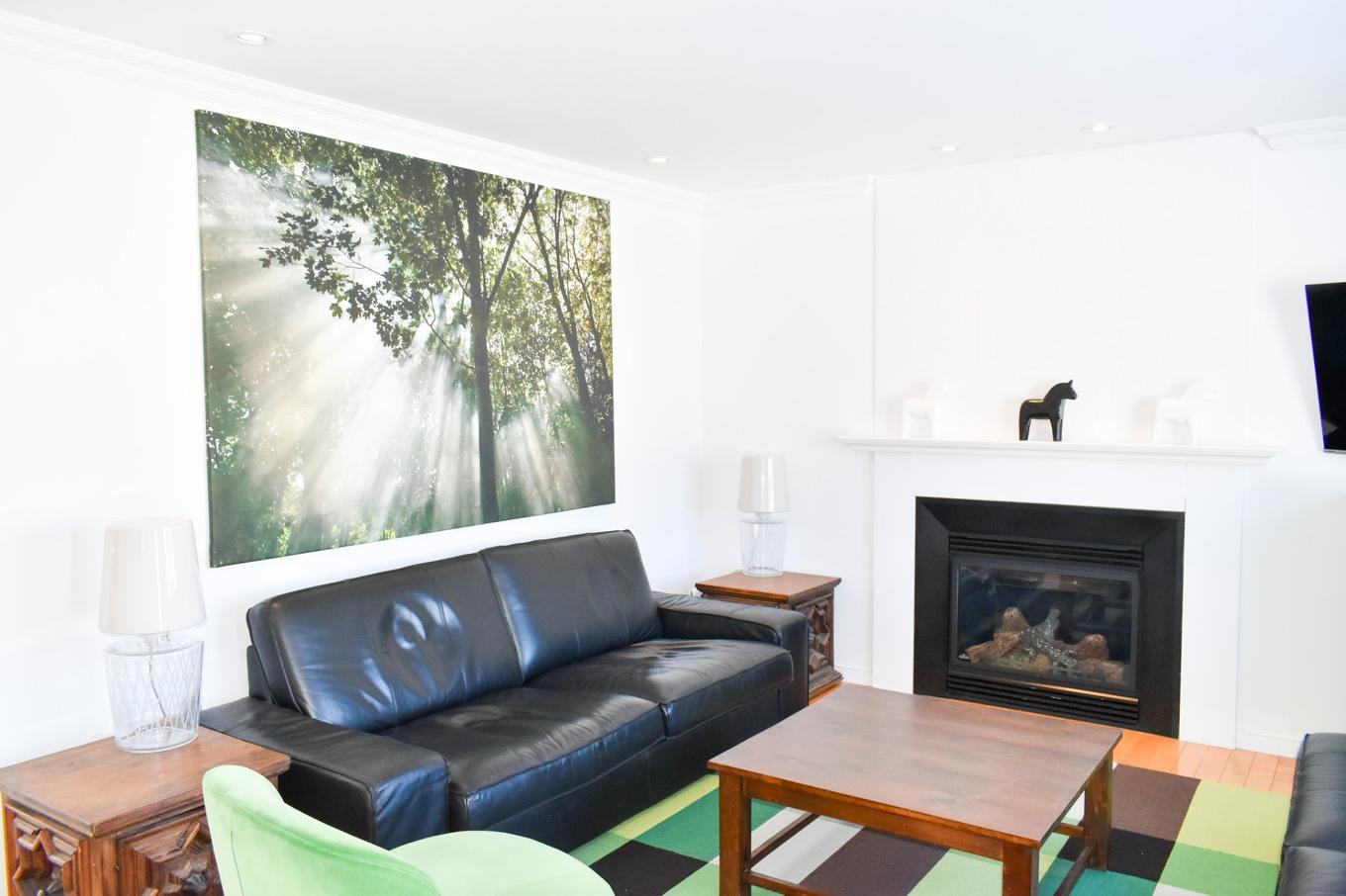 Salon - 775 Rue De La Batiscan, Drummondville, QC - Indoor Photo Showing Living Room With Fireplace
