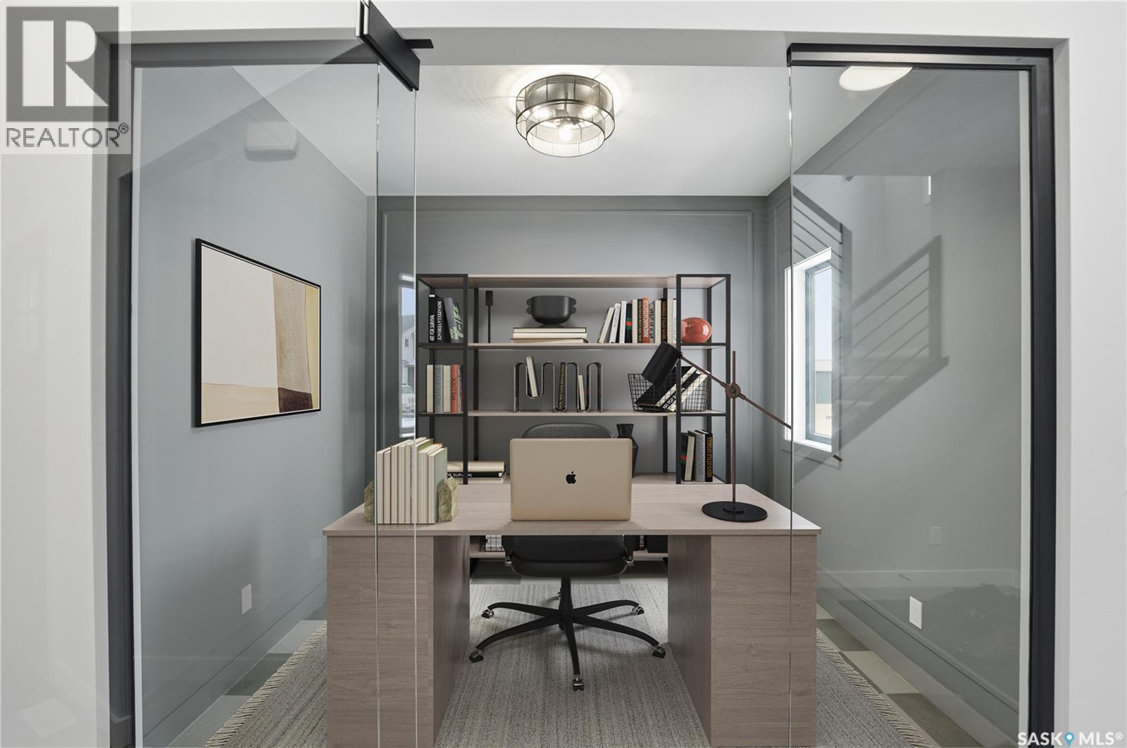 166 Cockroft Manor, Saskatoon, SK - Indoor Photo Showing Office