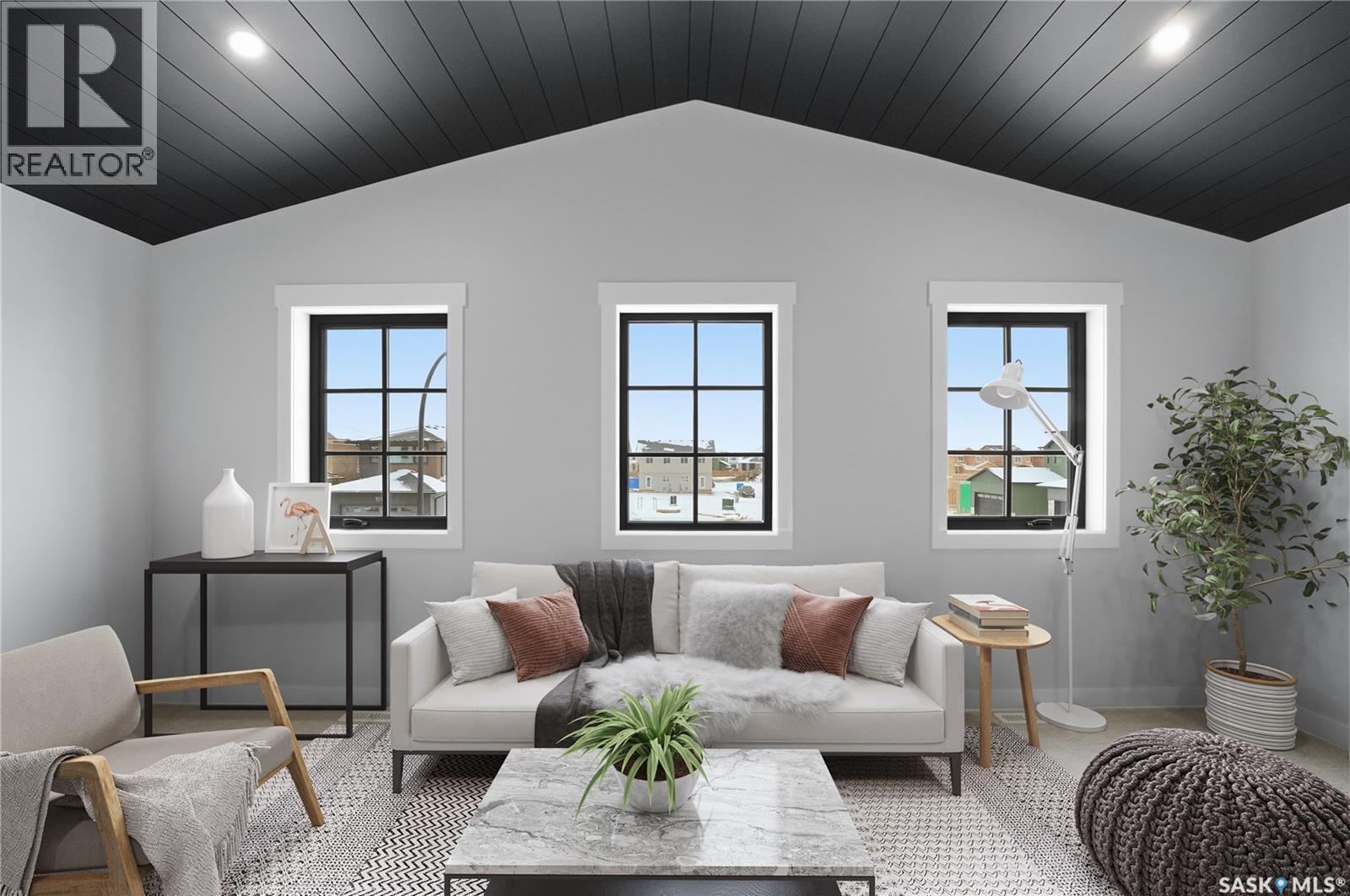 166 Cockroft Manor, Saskatoon, SK - Indoor Photo Showing Living Room