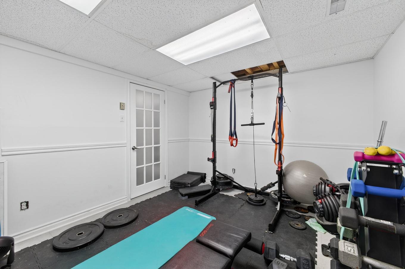 Bedroom - 435 Rue Lucien-Milette, Longueuil (Saint-Hubert), QC - Indoor Photo Showing Gym Room