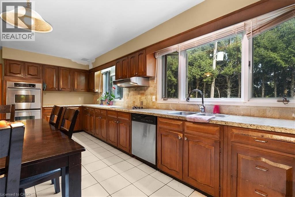 67 Elmhurst Drive, Hamilton, ON - Indoor Photo Showing Kitchen With Double Sink