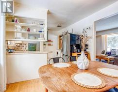 Dining room into kitchen -