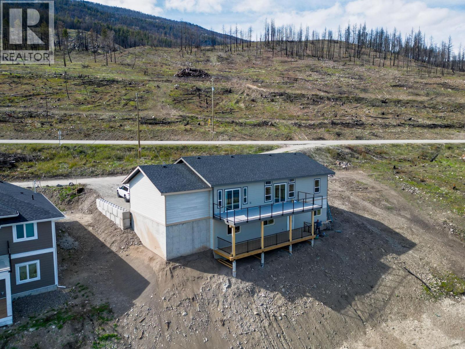 Can build similar to the neighbouring property. Picture for reference only. - 8885 Westside Road, Vernon, BC