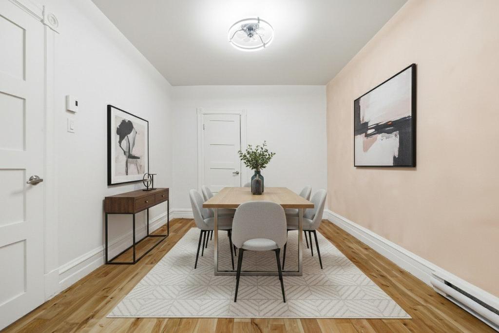 Salle à manger - 4711 Rue Adam, Montréal (Mercier/Hochelaga-Maisonneuve), QC - Indoor Photo Showing Dining Room