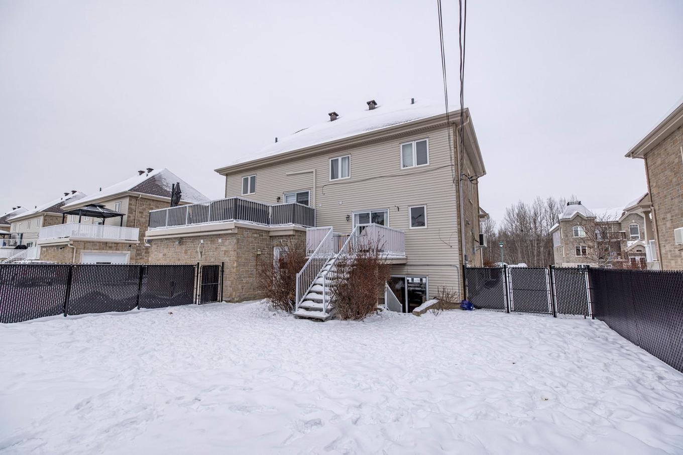 Backyard - 222 Rue Des Lys, Saint-Eustache, QC - Outdoor With Exterior