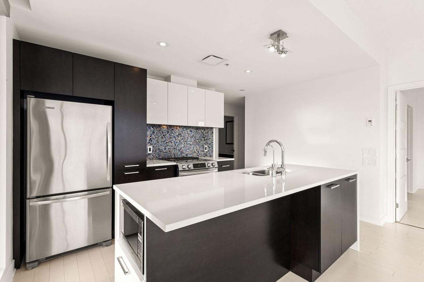 Cuisine - 303-299 Rue De La Rotonde, Montréal (Verdun/Île-Des-Soeurs), QC - Indoor Photo Showing Kitchen With Double Sink With Upgraded Kitchen