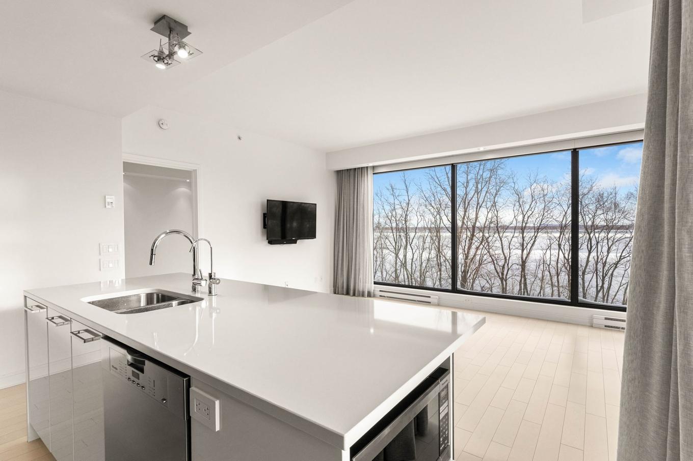 Vue d'ensemble - 303-299 Rue De La Rotonde, Montréal (Verdun/Île-Des-Soeurs), QC - Indoor Photo Showing Kitchen With Double Sink With Upgraded Kitchen