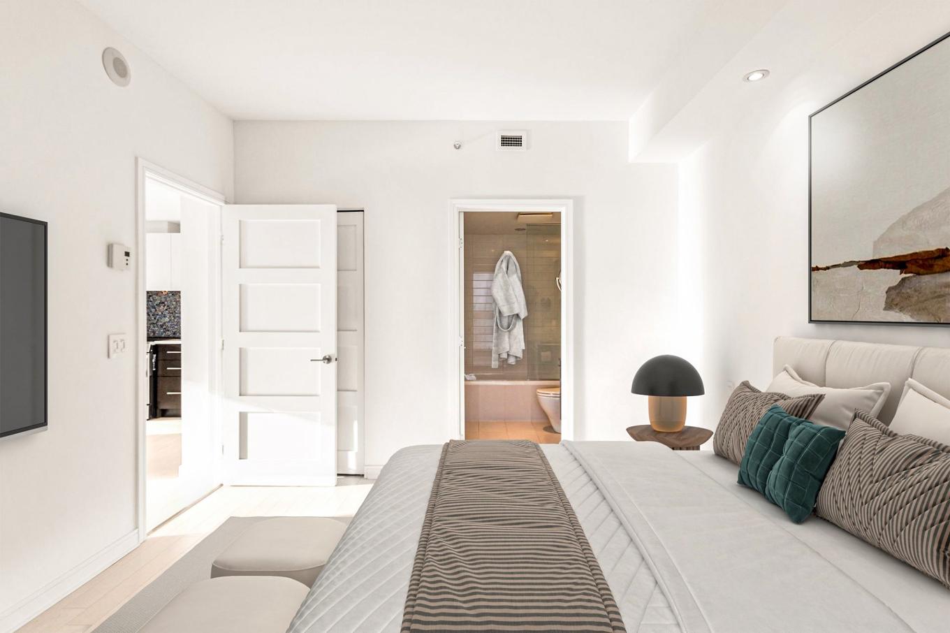 Chambre à coucher principale - 303-299 Rue De La Rotonde, Montréal (Verdun/Île-Des-Soeurs), QC - Indoor Photo Showing Bedroom