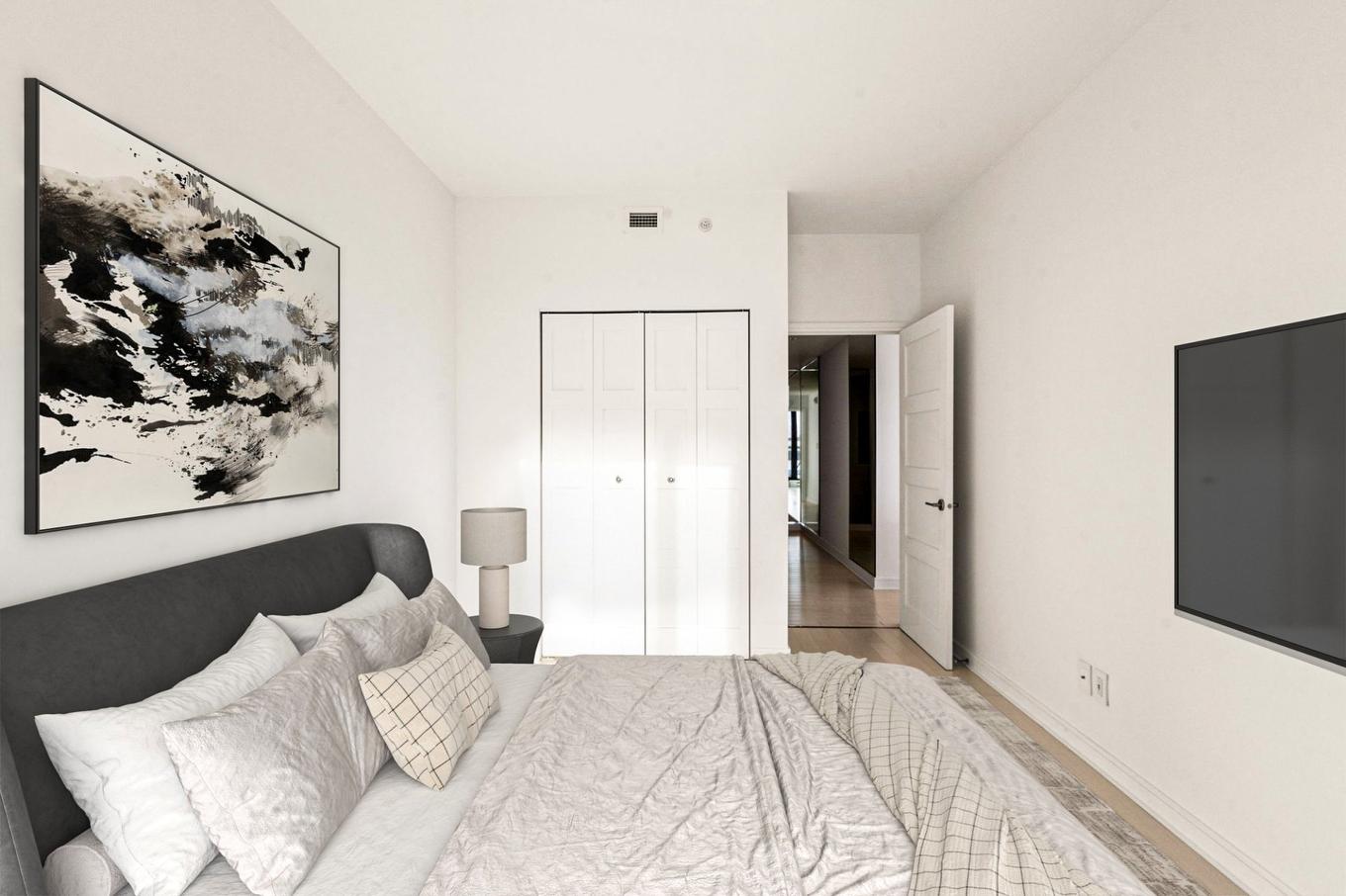 Chambre à coucher - 303-299 Rue De La Rotonde, Montréal (Verdun/Île-Des-Soeurs), QC - Indoor Photo Showing Bedroom