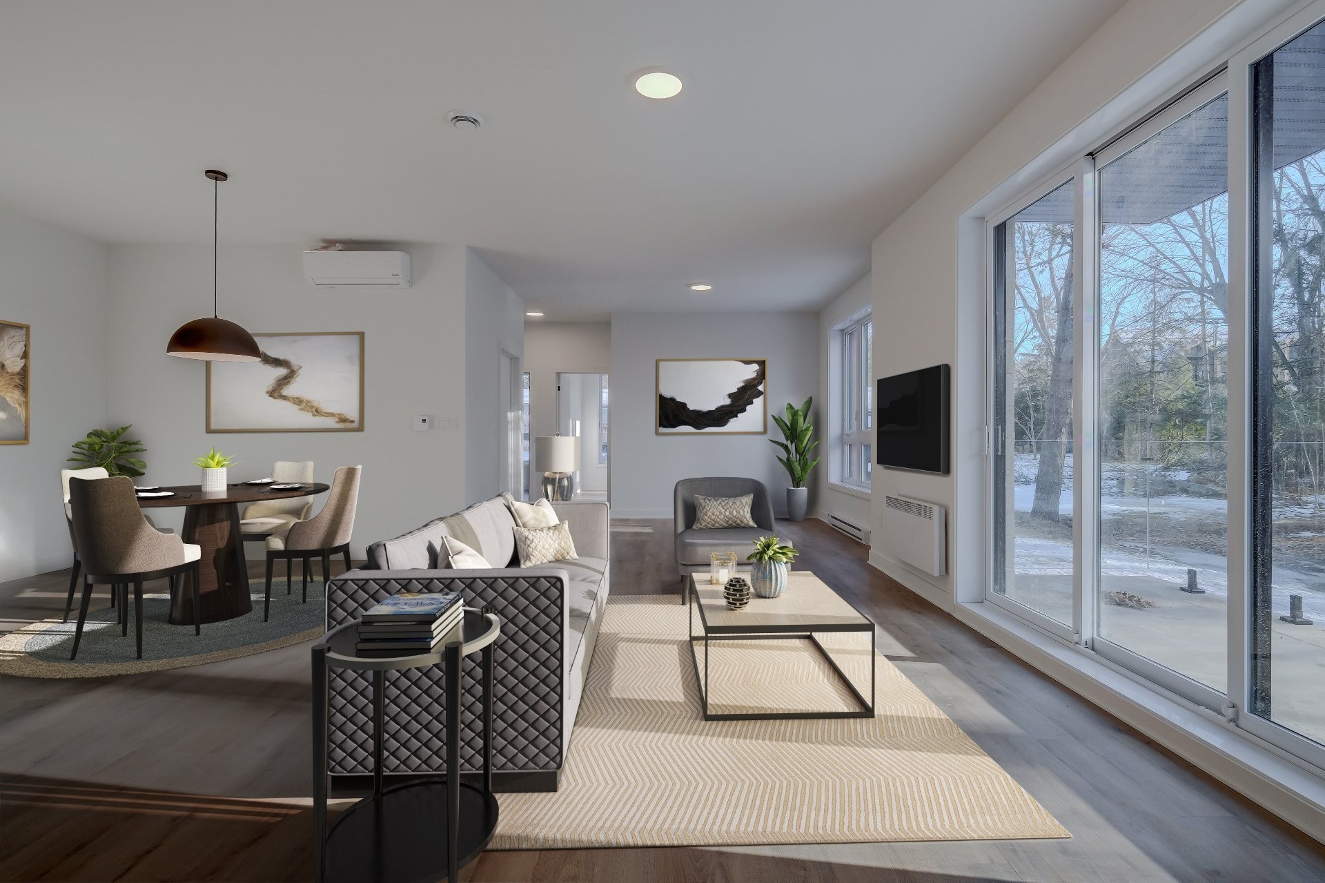 Vue d'ensemble - 102-2010 Rue De Chambly, Saint-Bruno-De-Montarville, QC - Indoor Photo Showing Living Room