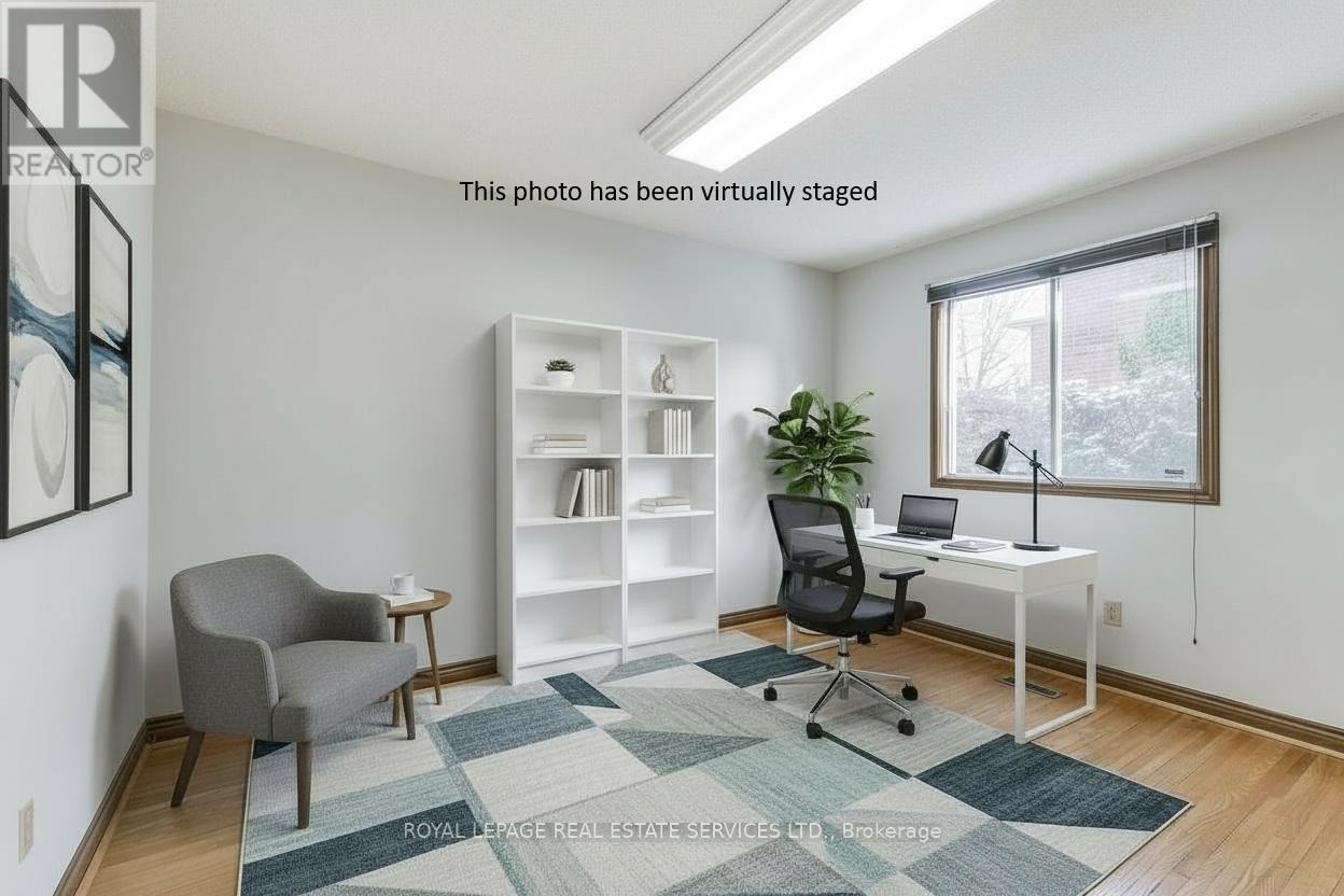 This photo has been virtually staged - 4261 Bridlepath Trail, Mississauga, ON - Indoor Photo Showing Office