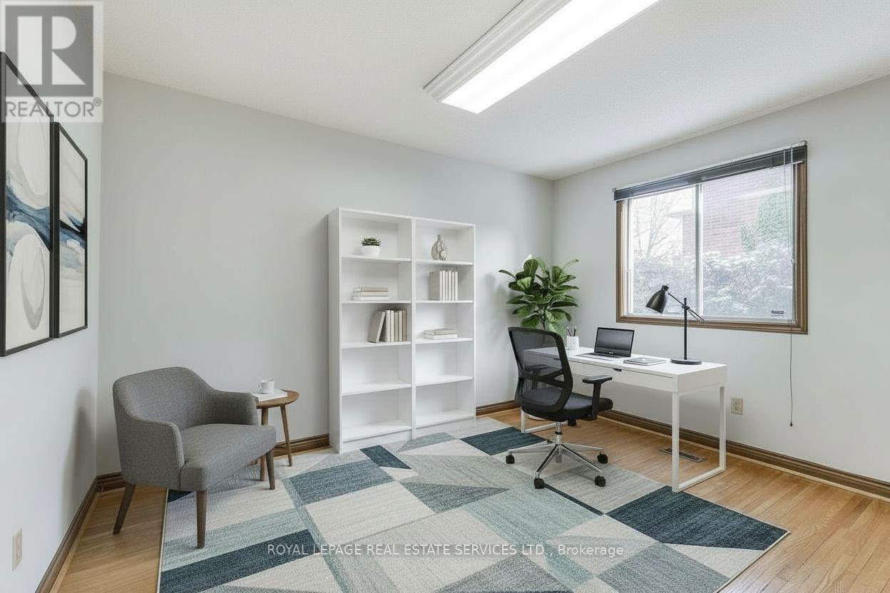 This photo has been virtually staged - 4261 Bridlepath Trail, Mississauga, ON - Indoor Photo Showing Office