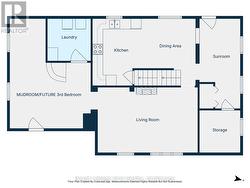 Main level floor plan -