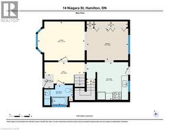 View of floor plan / room layout -