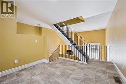 Staircase with baseboards -