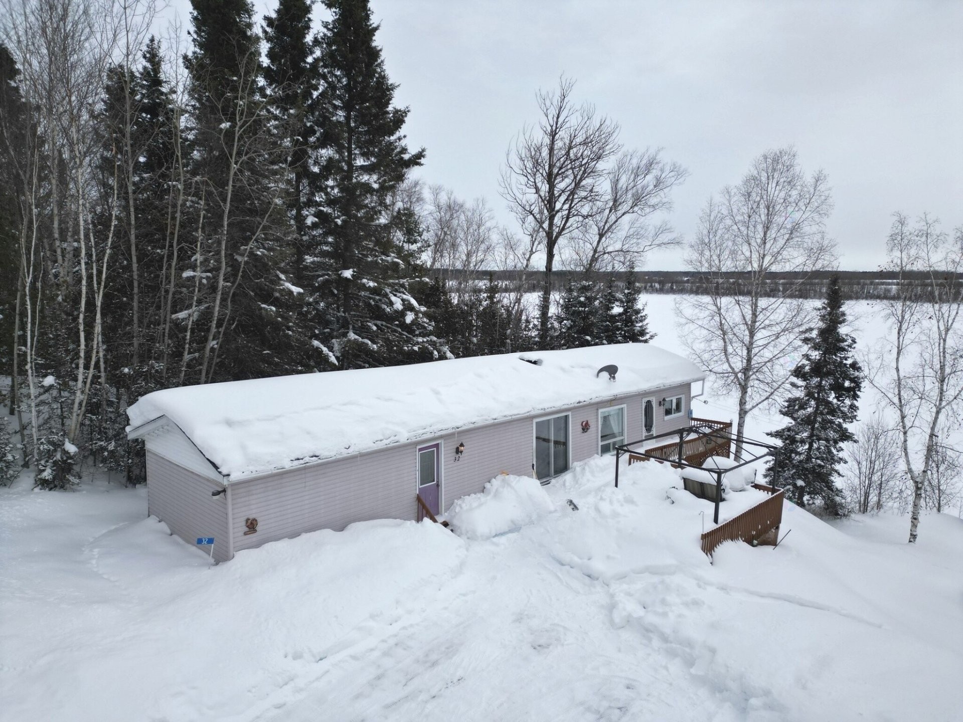 Aerial View - 32 Av. De La Plage, Barraute, QC - Outdoor