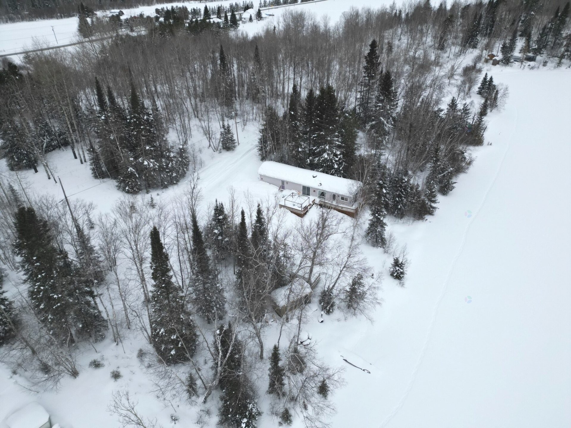 Aerial View - 32 Av. De La Plage, Barraute, QC - Outdoor With View