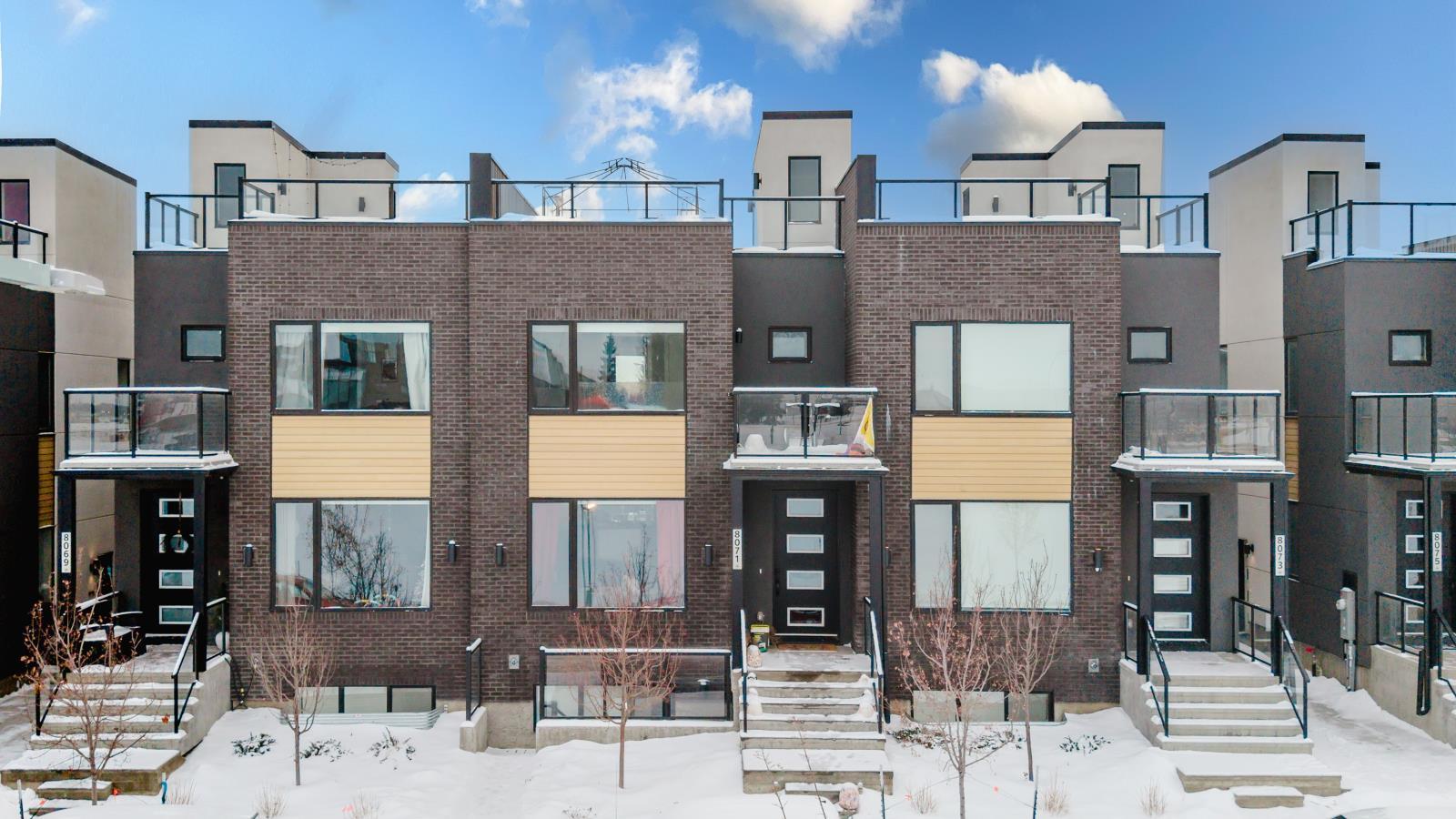 8069-8073 Cedric Mah Rd, Edmonton, AB - Outdoor With Balcony With Facade