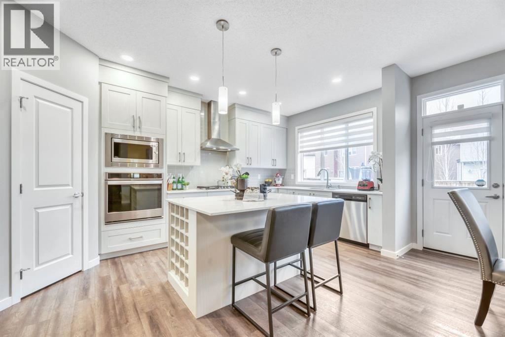 63 Walgrove Way Se, Calgary, AB - Indoor Photo Showing Kitchen With Upgraded Kitchen