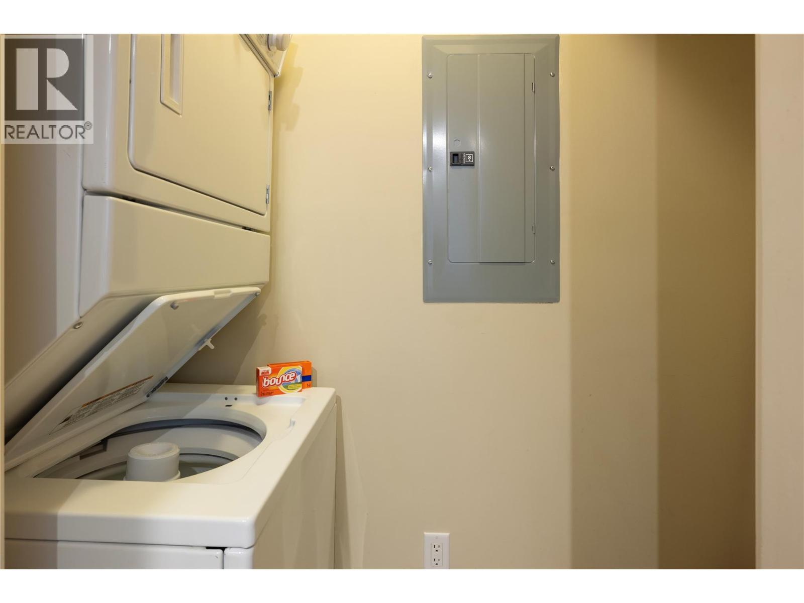 In suite laundry. - 4205 Gellatly Road Unit# 416, West Kelowna, BC - Indoor Photo Showing Laundry Room