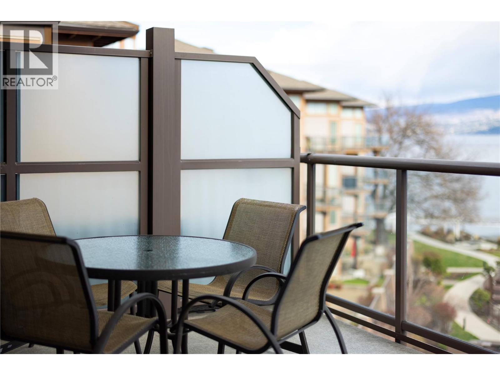 Private balcony. - 4205 Gellatly Road Unit# 416, West Kelowna, BC - Outdoor With Exterior