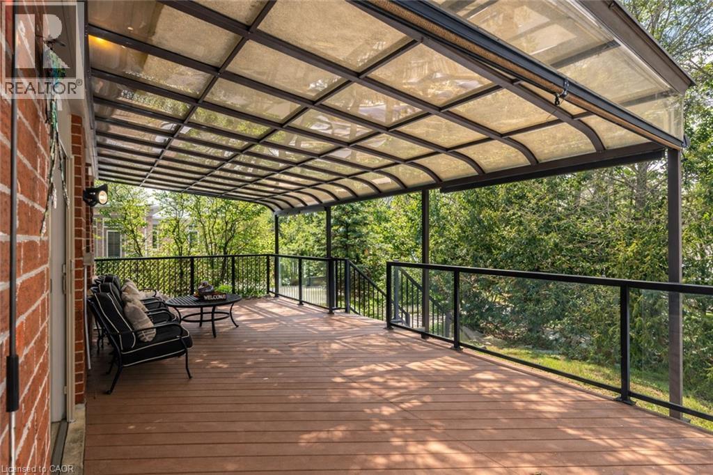 View of wooden deck - 17 Mcnutt Street, Brampton, ON - With Deck Patio Veranda With Exterior